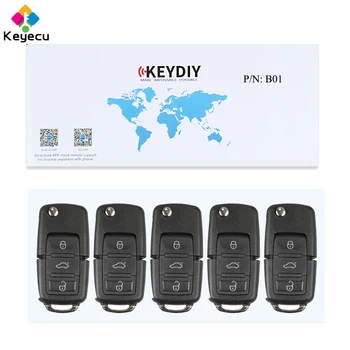

KEYECU Replacement Universal Remote B-Series for KD900 Machine, KEYDIY B Series Remote Control Key With 3 Button - FOB for B01-3