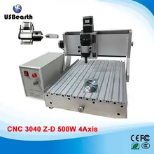4 axis cnc machine 3040 500w woodworking machine