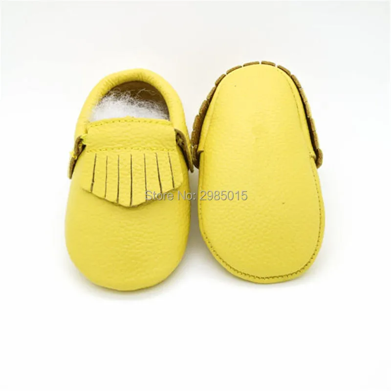 Hot Sale Genuine Leather Baby Shoes Girl Boys Handmade Toddler Soft Sole First Walkers Baby