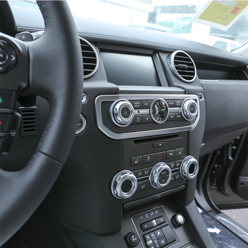 5 шт. для Land Rover Дискавери 4 LR4 Range Sport хром громкость и переключатель кондиционера