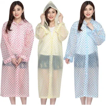 

Transparent Raincoat Women 2019 Fashion EVA Lady Hooded Rain Coat Adult Outdoor Travel Women Poncho Raincoat Waterproof