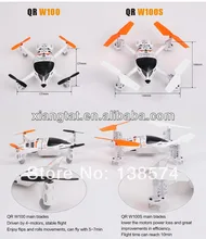 Walkera baru QR W100S upgrade WIFI RC FPV Drone Quadcopter BNF dengan HD kamera IOS / Andriod Control
