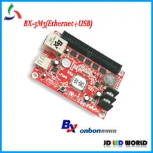 BX-5M3 LAN и usb порт с одним и двумя цвета с большой площадью светодиодный экран контроллера(поставляются с HUB12 адаптер