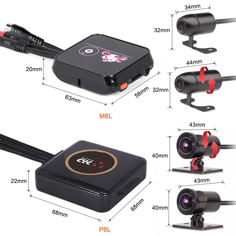 SYS VSYS M6L P6L WiFi دراجة نارية DVR داش كاميرا كامل HD 1080 P + 720 P الجبهة الرؤية الخلفية للماء دراجة نارية كاميرا الأسود مسجل مربع SYS VSYS M6L P6L WiFi دراجة نارية DVR داش كاميرا كامل HD 1080 P + 720 P الجبهة الرؤية الخلفية للماء دراجة نارية كاميرا الأسود مسجل مربع