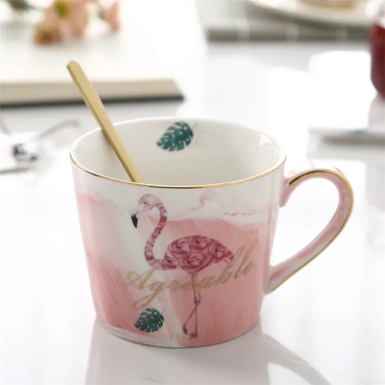 Male Flamingo with Spoon
