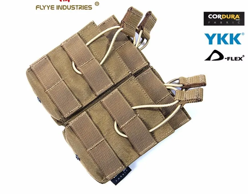 FLYYE MOLLE EV Универсальный двойной маг Чехол Военная походная модульная CORDURA FY-PH-M024