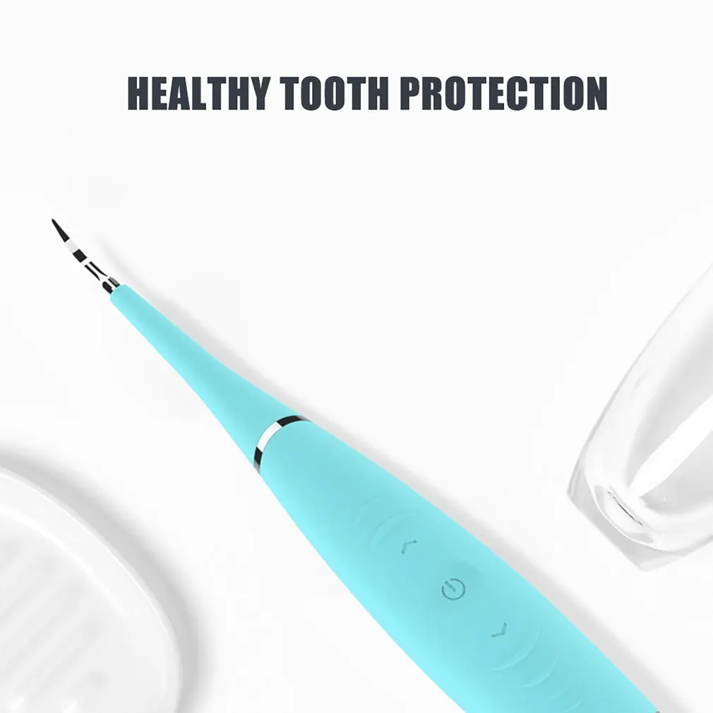 Бытовой Электрический Очиститель зубов Портативный электрический звуковой стоматологический инструмент для удаления зубного камня