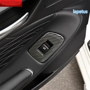 

Lapetus Armrest Window Glass Lift Button Decoration Frame Cover Trim ABS Fit For Toyota Avalon 2019 2020 Matte / Carbon Fiber