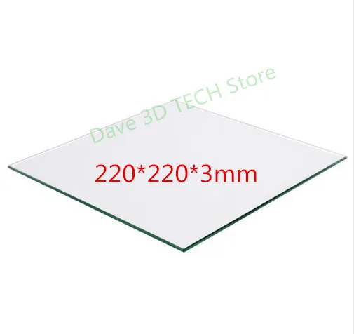 220x220mm Tempered Glass Plate Bed Flat Platform for 3D Printer Accessories T0K3 