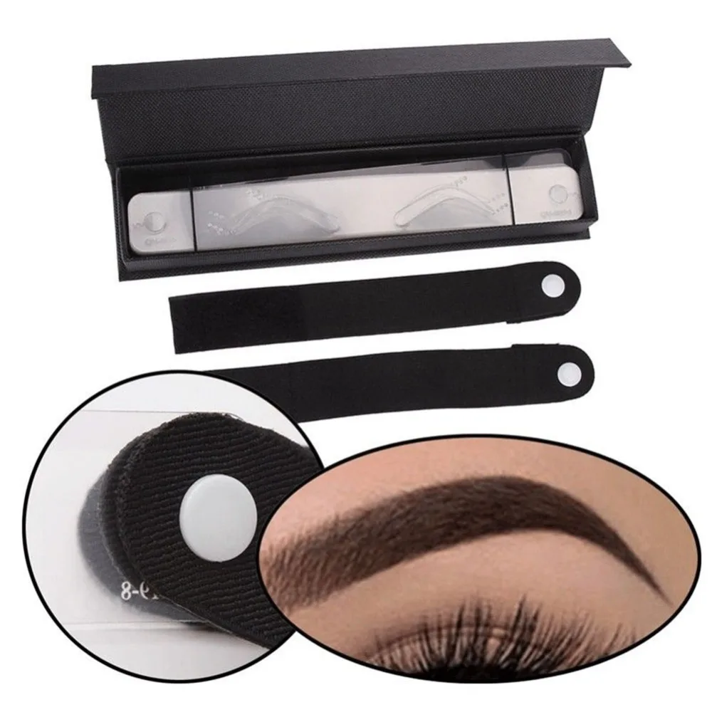 

12pcs/set Different Eyebrow Template Magic Eyebrow Stencil Eye Brow Template Make Up Tool Perfect Shape Eyebrow Design Belt