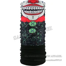 Топ популярный череп Джокер многофункциональный флис велосипедная бандана Открытый Многофункциональный головной убор Волшебная трубка маска для лица