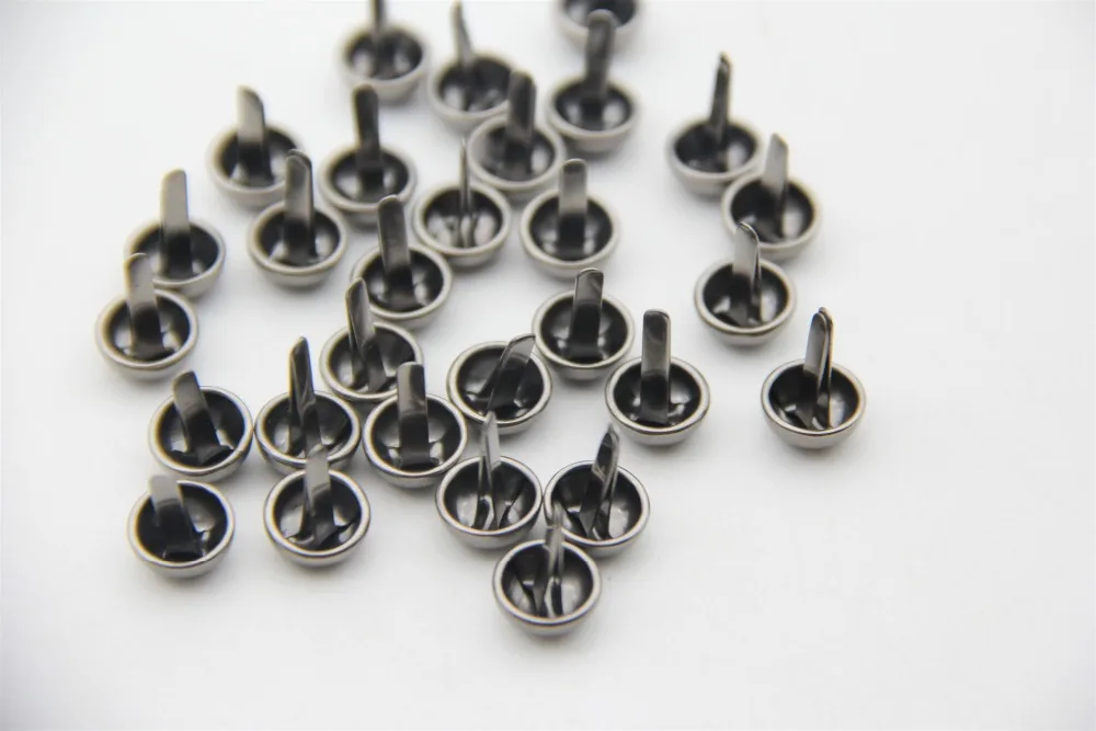 20pcs10mm черный круглый металлический сплав штифтики для скрапбукинга декор Brads DIY Украшение крепежа инструменты Ремесла Изготовление, поиск ювелирных изделий