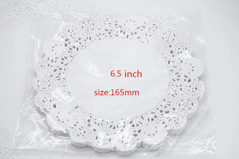 

Free shipping 6.5 inch cake paper doyleys placemat oil-absorbing sheet paper doily bakery package decoration supplies favors