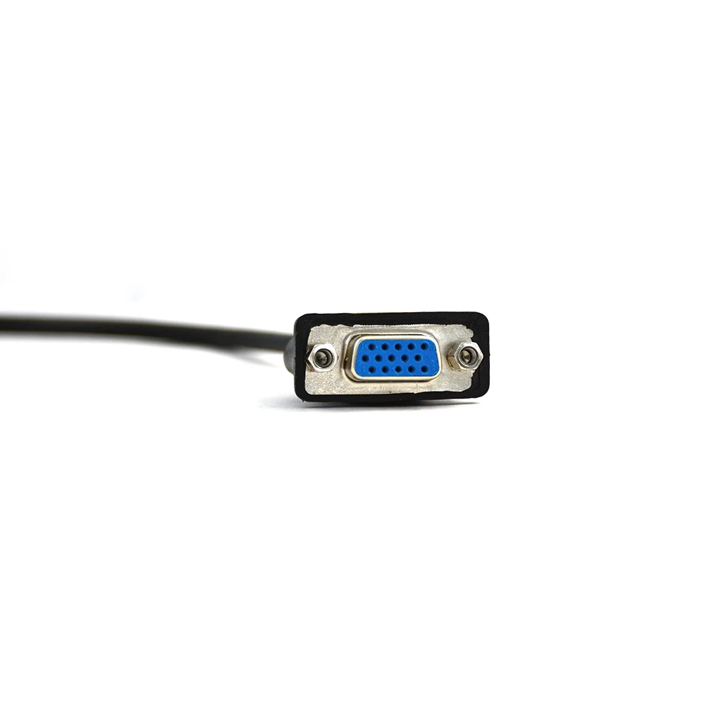 DANSPEED 0 3 M/1FT VGA 15 Pin to VGA/Mini HDMI видео удлинитель монитор кабель для ПК ноутбук ТВ