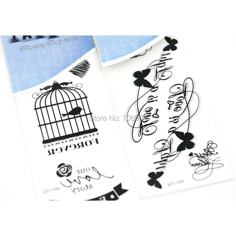 

Temporary Tattoo Stickers 3D Arm Flowers Tattoo Sticker 12pcs New Tattoos Body Waterproof 4.7*2.4 Inch HT
