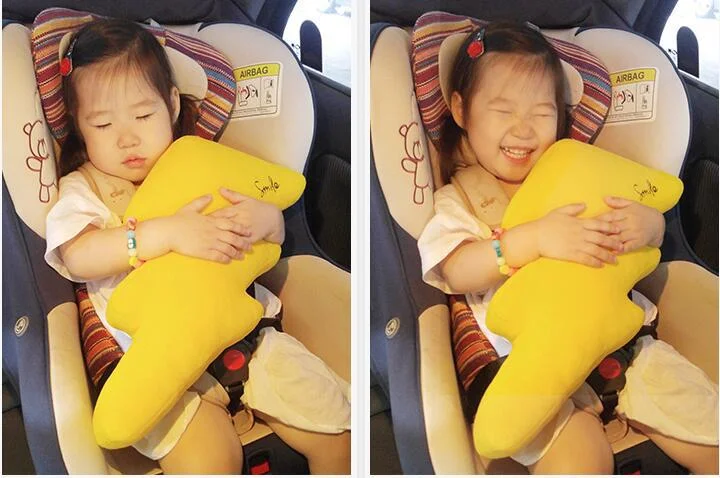 Автомобильные ремни безопасности OLOEY, универсальные детские ремни безопасности, наплечная накладка, чехол для детей, супер мягкий мультяшный кукольный игрушечный наплечный чехол