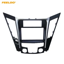 FEELDO Автомобильная установка DVD Радио 2Din рамка для приборной доски для Hyundai Sonata YF(роскошный тип LHD) стерео Лицевая панель для установки автомобильной Панели Отделка