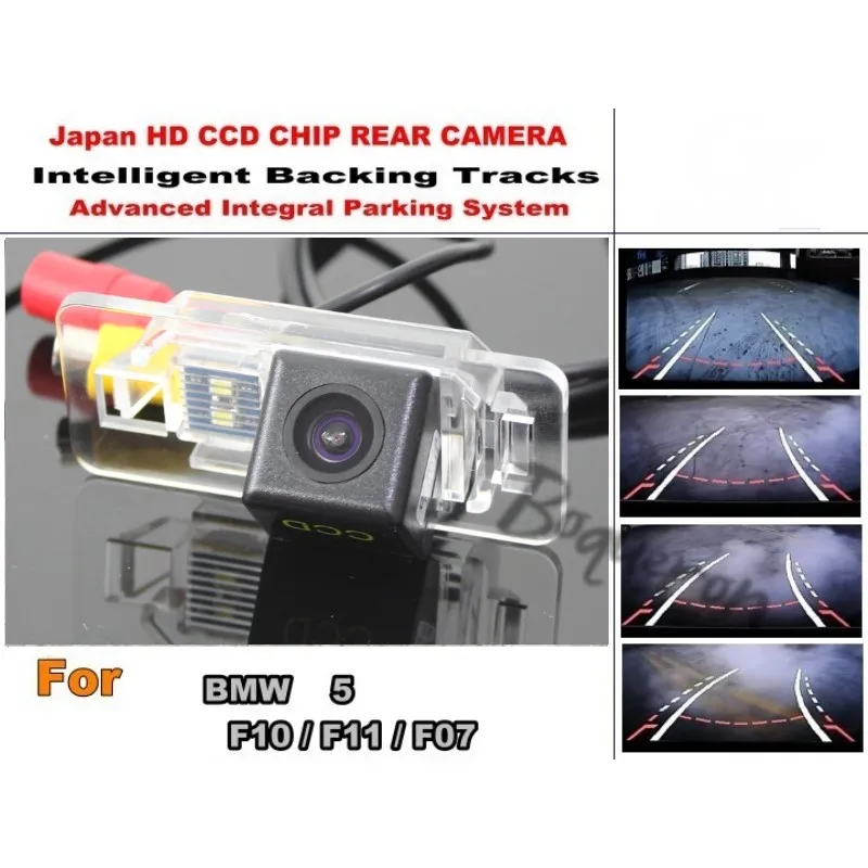 Inteligentní automobilová parkovací kamera / pro BMW 5 F10 F11 F07 s moduly tras Zadní kamera CCD Night Vision