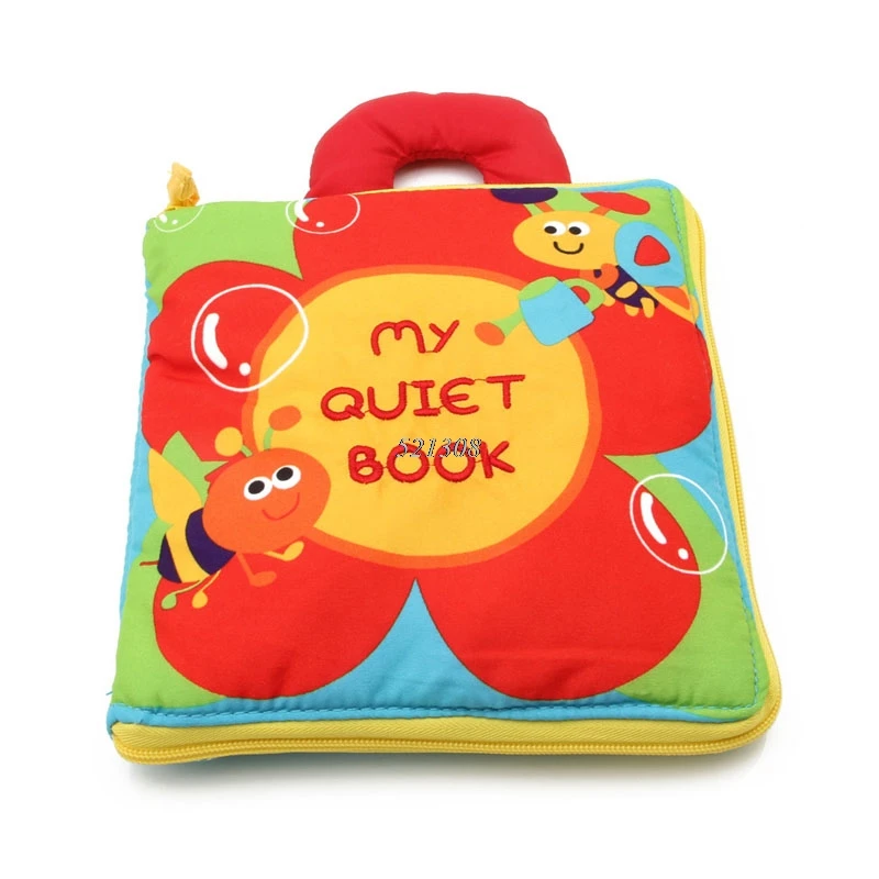 Stereo Flowers Baby Toys Hot New Infant Kids Early Development Cloth Books Learning Education Toys Creative
