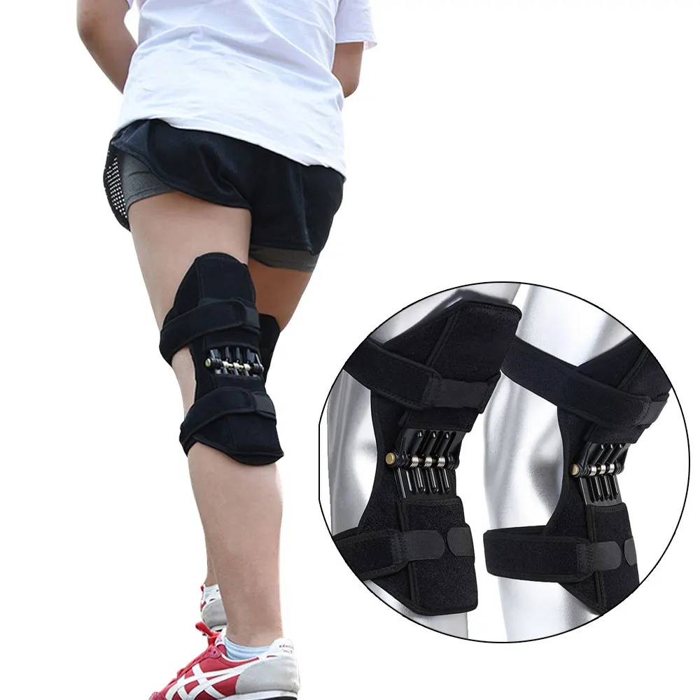 

1pc and 1 Pair Power Joint Support Knee Pads Powerful Rebound Spring Force Knee Support Professional Protective Sports Knee Pad