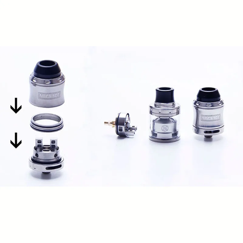 Augvape Merlin mini RDA Top Cap Kit RTA к металлическая верхняя крышка для распылитель