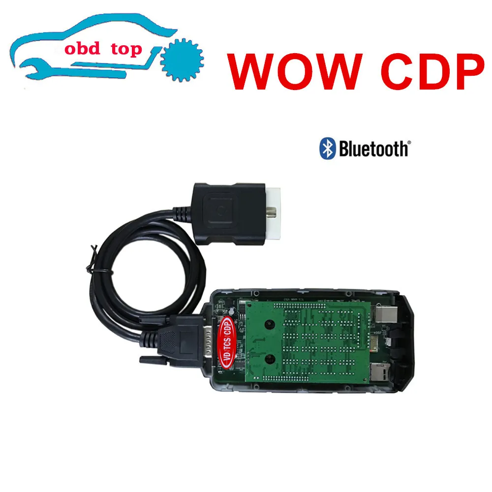 WOW CDP с Bluetooth Новинка 2016 00 V5.008R2 Keygen для delphis такой же как VD DS150 wow snooper автомобильный