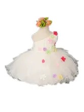 BABY WOW Flower Girl Dresses for Weddings Baby Clothes 1 Year Birthday Dress for Baby Girl