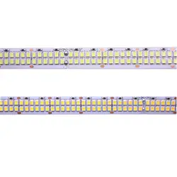 Высокая яркость 12 V 24 V 2835 Светодиодные ленты света двойной ряд IP20-Водонепроницаемый 480 светодиодный s/M 5 m/Roll Светодиодные ленты белый/теплый