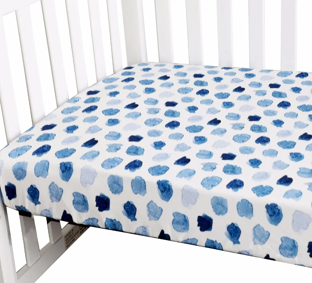 (Blue Watercolor Dots