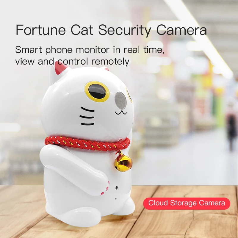 Lucky Cat Meisort GCK02E IP камера видеонаблюдения беспроводная домашняя умная камера Облачное хранилище iOS Android Wifi камера