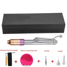 Гиалуроновая инъекция массажный распылитель регулируемый комплект Пептидная терапия давление кислотные пистолеты против морщин водяной шприц