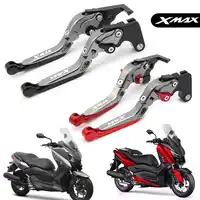 For Yamaha X MAX 250 400 2017 2018 X MAX Motorcycle CNC Aluminum Adjustable Foldable Extendable Scooter brake Clutch lever X MAX