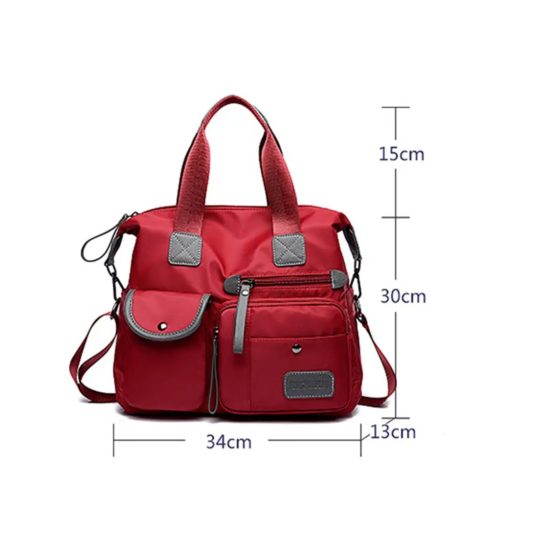 DCOS New Ladies Fashion Waterproof Oxford Tote Bag Casual Nylon Shoulder Bag Mummy Bag Large Capacity Canvas Bag DCOS New Ladies Fashion Waterproof Oxford Tote Bag Casual Nylon Shoulder Bag Mummy Bag Large Capacity Canvas Bag