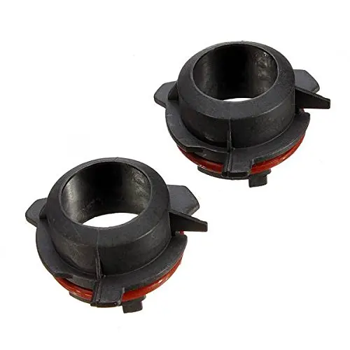 

1 Pair H7 HID Xenon Bulb Mount Brackets Adapter For 97-03 BMW E39 5 Series 525i 530i 540i Black