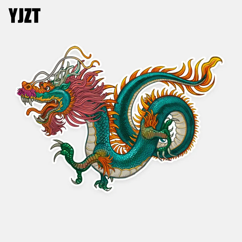 

YJZT 16CM*11.6CM Cartoon Dragon Car-styling PVC Decal Car Sticker Graphical 5-1062