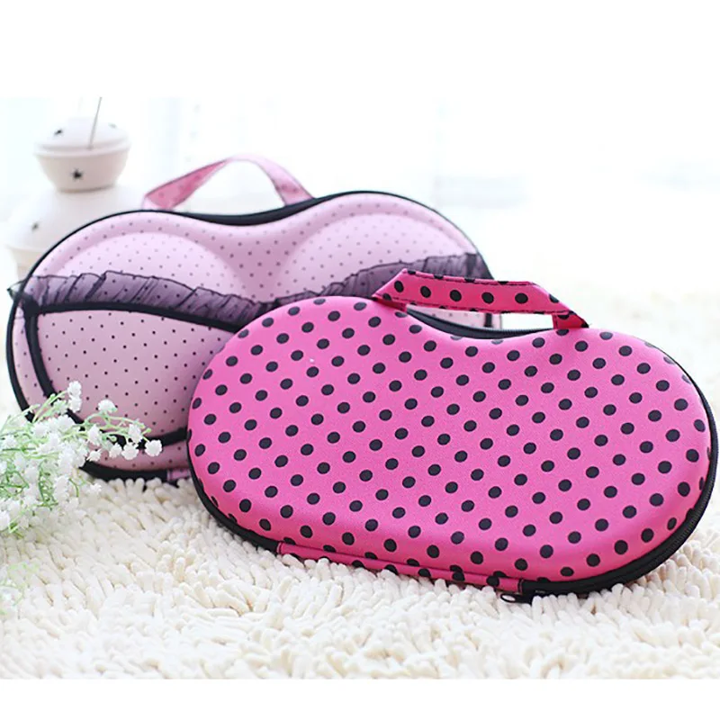 

4 Colors Underwear Storage Bag Box Protect Bra Organizer Container Underwear Case Travel Portable Women Bra Storage Case