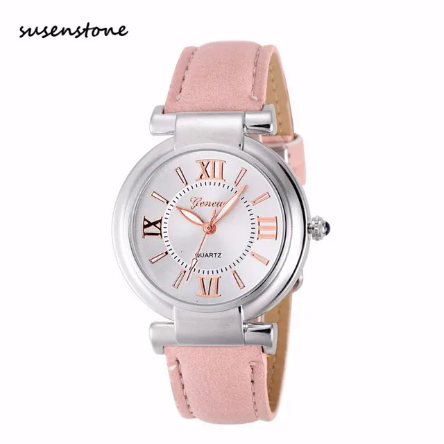 Susenstone New Top Luxury Watch Geneva Women Girl Quartz Wrist Watch Fashion Cas Susenstone New Top Luxury Watch Geneva Women Girl Quartz Wrist Watch Fashion Cas