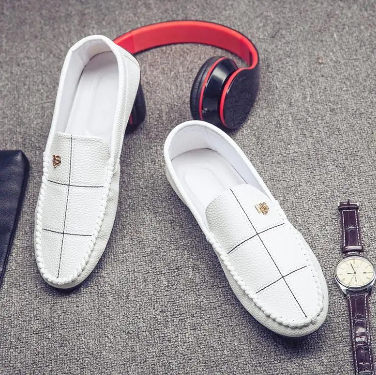 

Men Leather Shoes zapatos hombre vestir Mens Loafers Moccasins Mens Shoes Casual For Driving Leather Shoes chaussure homme cuir