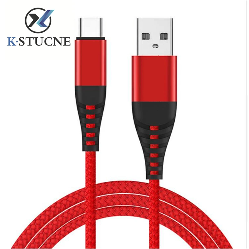 

2.4A USB Type C Cable For Huawei Mate 20 Pro Fast Charging Data Cord USB-C Type-c Cable For xiaomi Samung S9 One plus 6