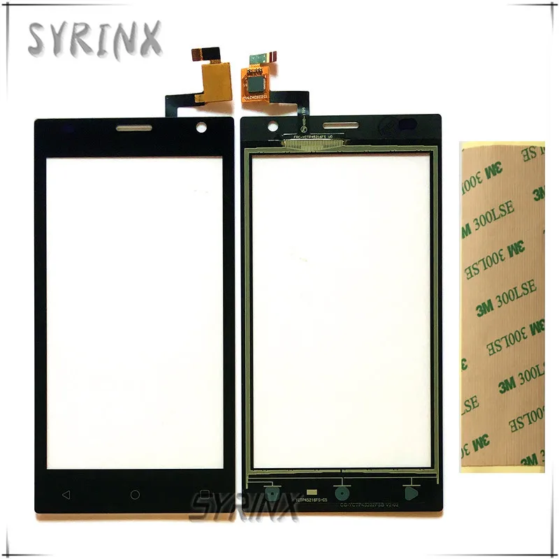 

SYRINX Tape Mobile Phone Touchscreen Sensor For Prestigio Wize O3 PSP3458 PSP 3458 DUO Touch Screen Panel Front Glass Digitizer