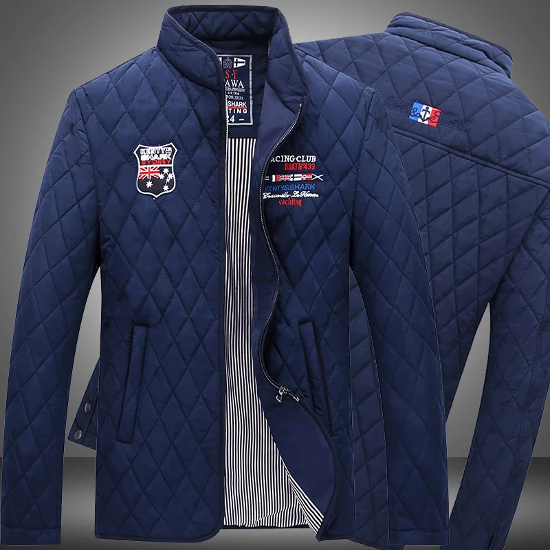 

Top quality Jacket Casual Autumn/winter Slim Fit Mens Jackets M-4XL Brand Clothing Outerwear men Men shark