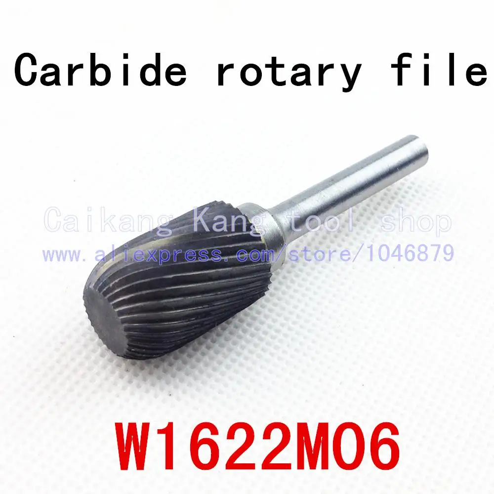 

Head 16mm,Columni form with half round nose,carbide rotary burrs, deburring with rasp, carbide burrs, carbide grinding.W1622M06