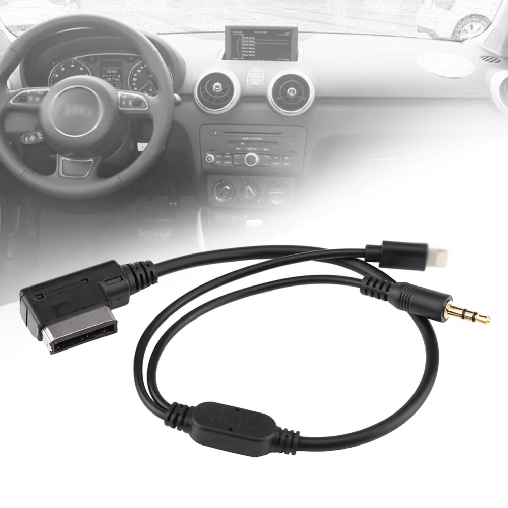 Автомобильный дополнительный адаптер AMI MDI MMI 3 5 мм MP3 для iPod iPhone 6 Audi A3 A8 Q5 VW