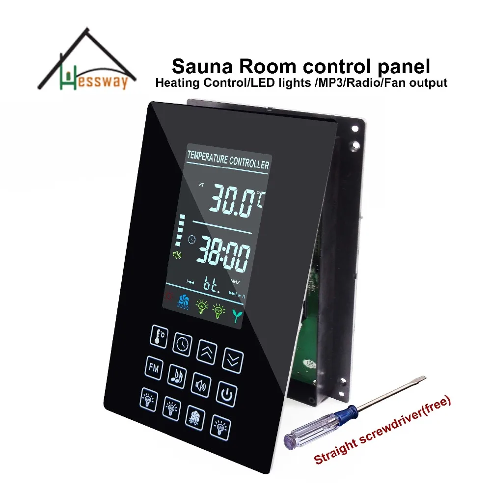 US $118.71 Multifunction Sauna Steam Generator Controller Heating Panel Price for MP3 USB LED FAN AUX