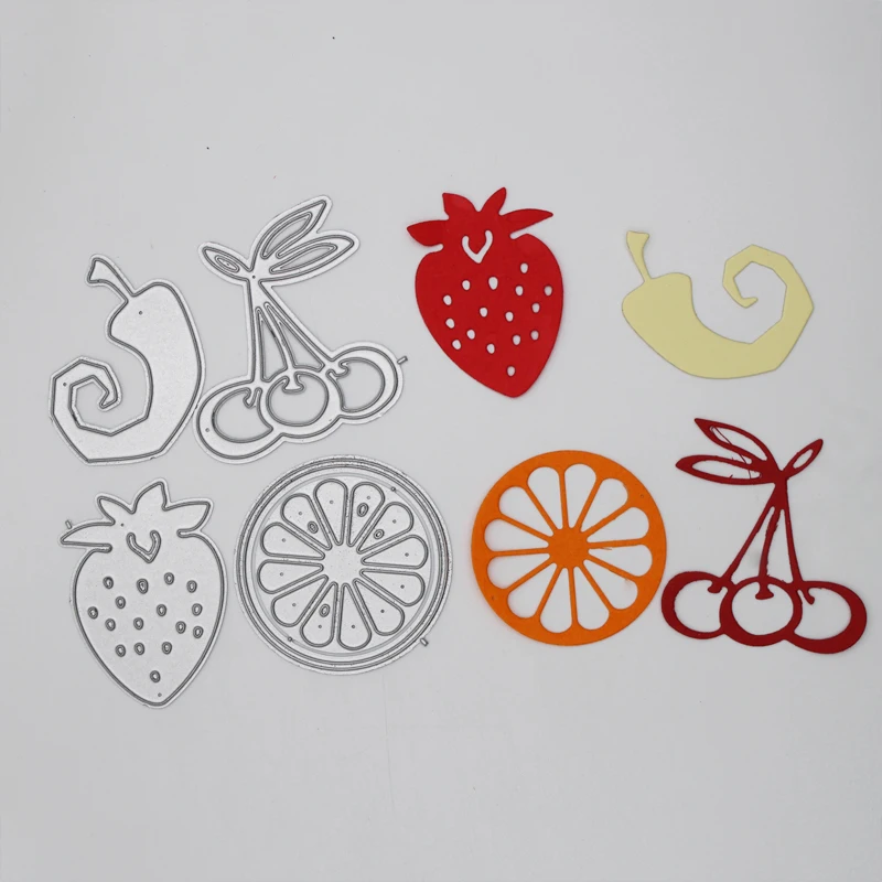 

Fruit and Vegetables Metal Cutting Dies for Scrapbooking Card make DIY Embossing Photo Album Crafts Knife Mold 12*80mm