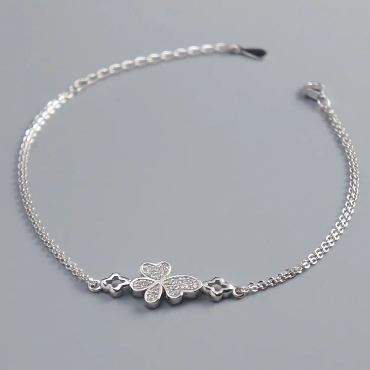 

ZTUNG LVP53 women fine jewelry,fashion temperamental leaf shape bracelet,chain length 25cm ,for daily wear