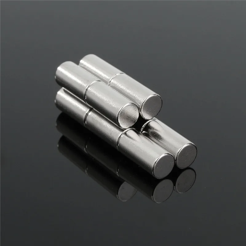 100pcs 5mm x 10mm N50 Cylinder Round Rare Earth Neodymium