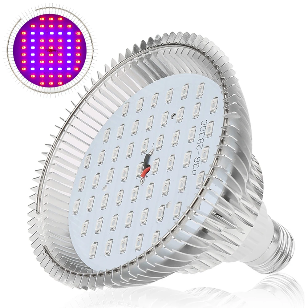 

E27 40Red + 18Blue 58W LED Plants Grow Light 220V For Flowers,Tomatoes Hydroponics System Grow LED Lamp-----Limited Time Offer