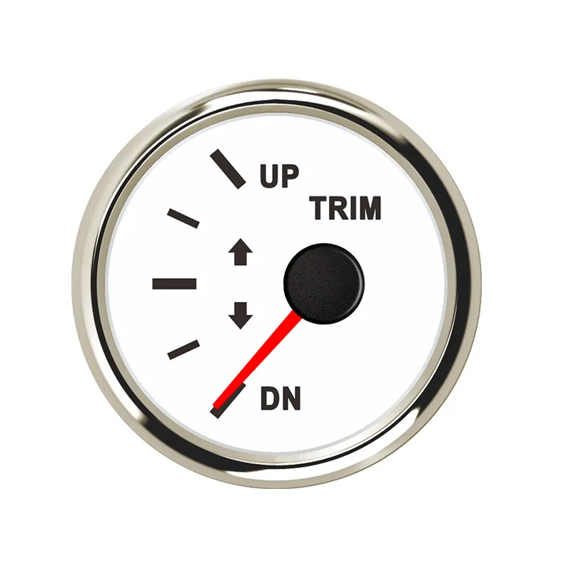 Universal 2" 52mm Boat Trim Gauge Outboard Engine Marine TRIM METER 12V