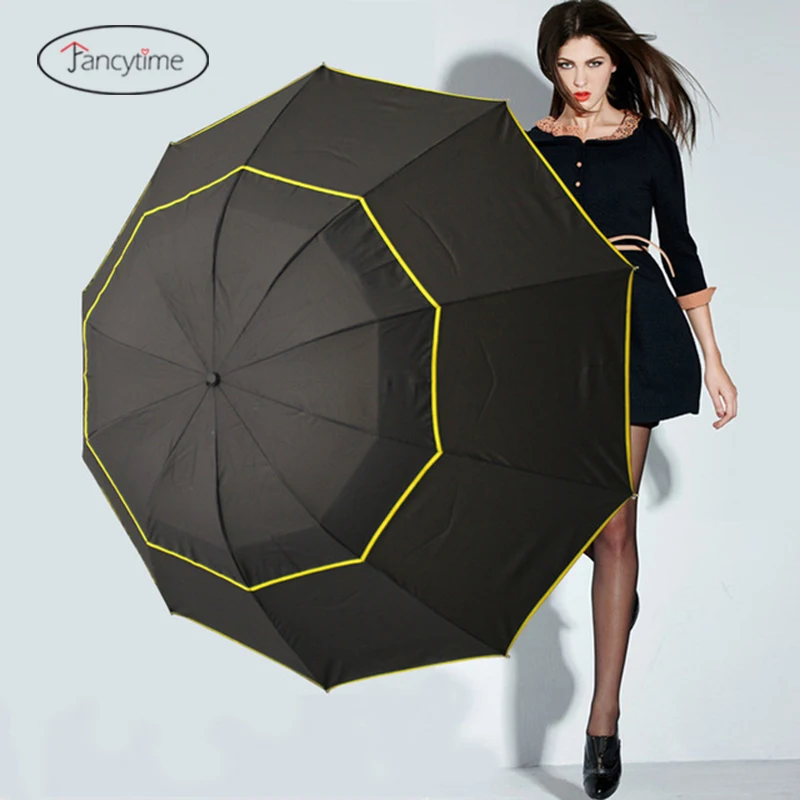 Fancytime женские и мужские зонты ветрозащитные большие 130 см|umbrella men rain|big umbrellaumbrella |